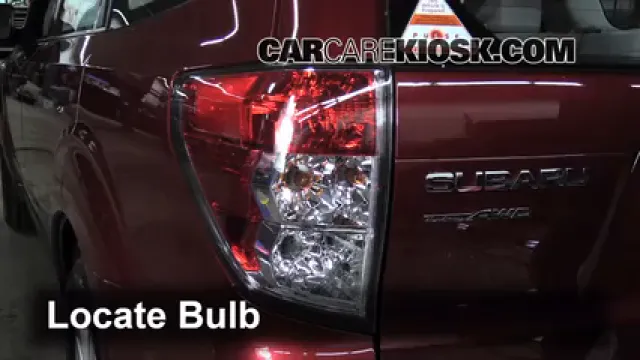 2011 Subaru Forester X 2.5L 4 Cyl. Éclairage Feux de position arrière (remplacer ampoule)